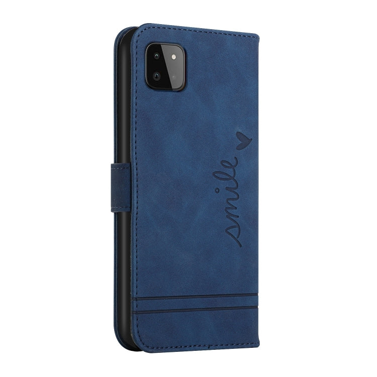 For Samsung Galaxy A22 5G Retro Skin Feel Horizontal Flip Soft TPU + PU Leather Case with Holder & Card Slots & Photo Frame