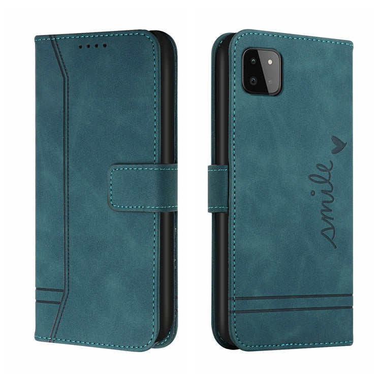 For Samsung Galaxy A22 5G Retro Skin Feel Horizontal Flip Soft TPU + PU Leather Case with Holder & Card Slots & Photo Frame