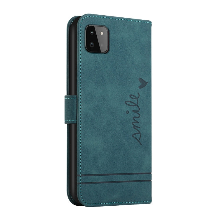 For Samsung Galaxy A22 5G Retro Skin Feel Horizontal Flip Soft TPU + PU Leather Case with Holder & Card Slots & Photo Frame