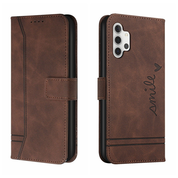 For Samsung Galaxy A32 5G Retro Skin Feel Horizontal Flip Soft TPU + PU Leather Case with Holder & Card Slots & Photo Frame