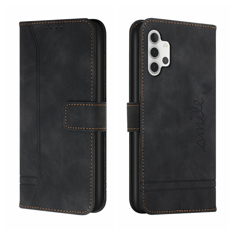 For Samsung Galaxy A32 5G Retro Skin Feel Horizontal Flip Soft TPU + PU Leather Case with Holder & Card Slots & Photo Frame