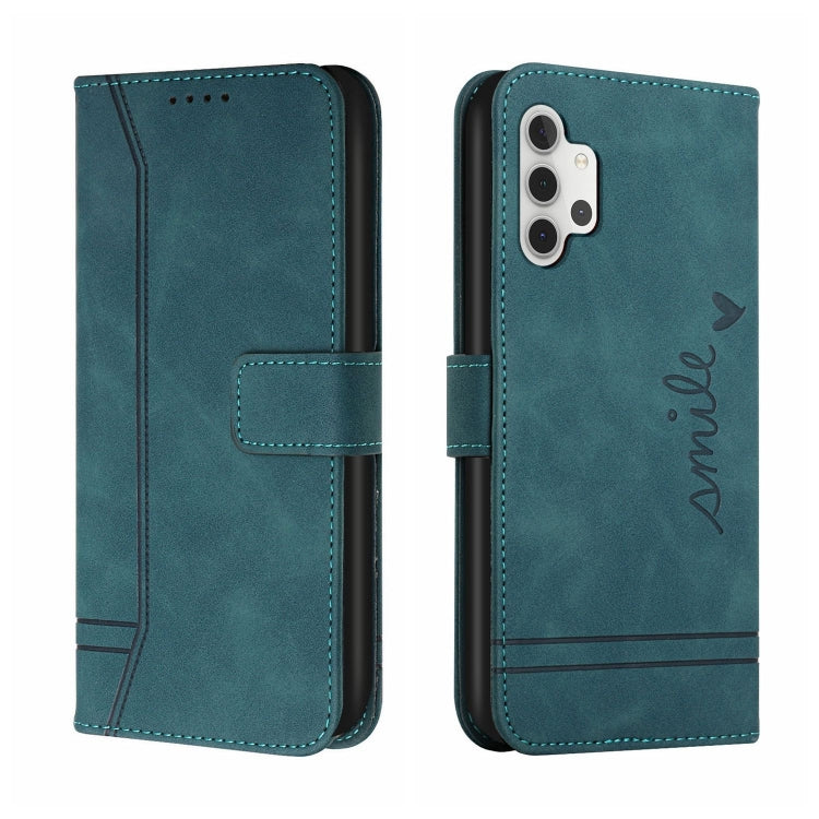 For Samsung Galaxy A32 5G Retro Skin Feel Horizontal Flip Soft TPU + PU Leather Case with Holder & Card Slots & Photo Frame