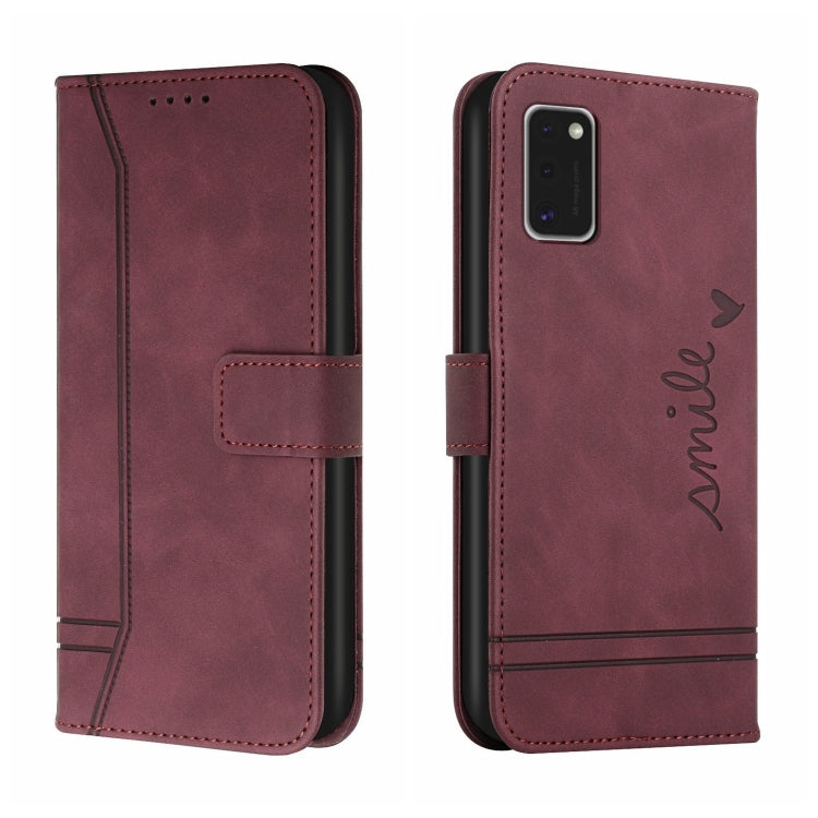 For Samsung Galaxy A41 Retro Skin Feel Horizontal Flip Soft TPU + PU Leather Case with Holder & Card Slots & Photo Frame