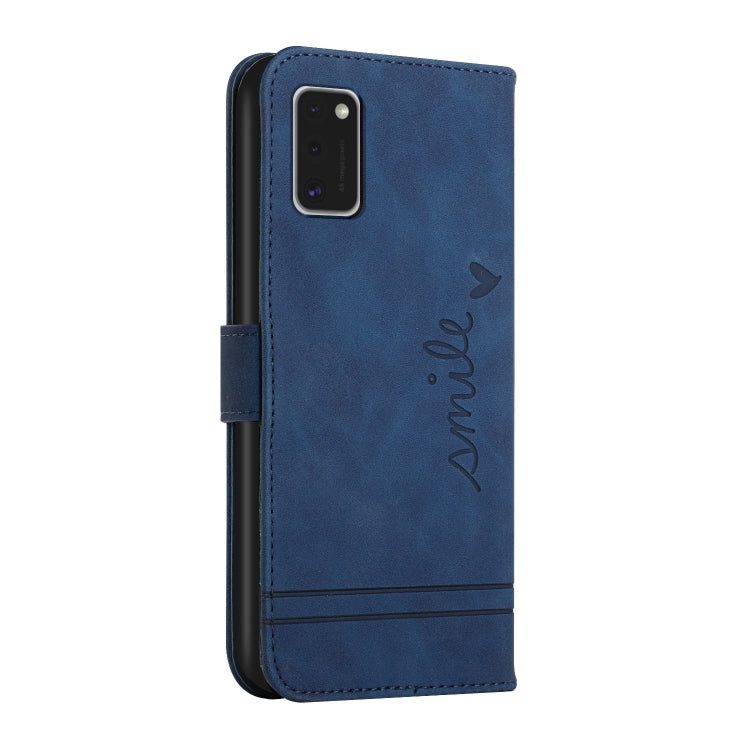 For Samsung Galaxy A41 Retro Skin Feel Horizontal Flip Soft TPU + PU Leather Case with Holder & Card Slots & Photo Frame