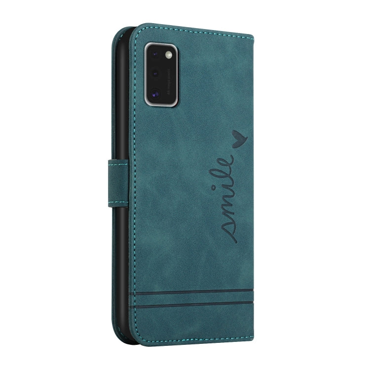 For Samsung Galaxy A41 Retro Skin Feel Horizontal Flip Soft TPU + PU Leather Case with Holder & Card Slots & Photo Frame