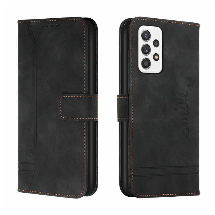 For Samsung Galaxy A52 Retro Skin Feel Horizontal Flip Soft TPU + PU Leather Case with Holder & Card Slots & Photo Frame