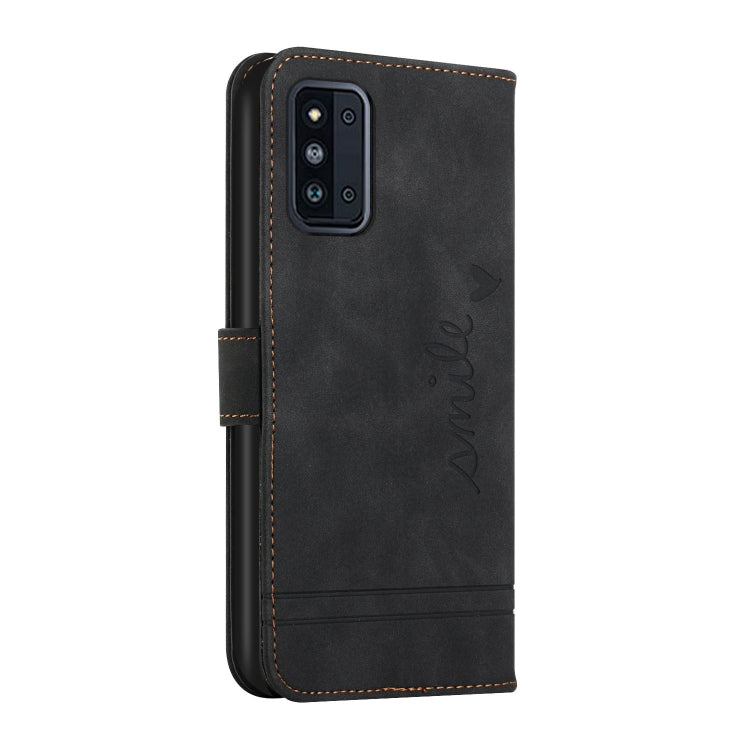 For Samsung Galaxy F52 Retro Skin Feel Horizontal Flip Soft TPU + PU Leather Case with Holder & Card Slots & Photo Frame