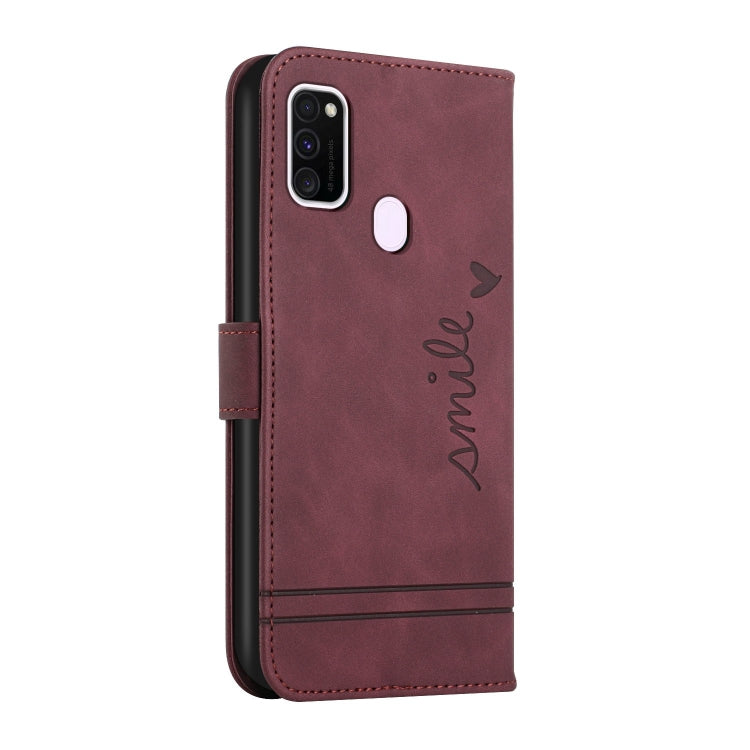 For Samsung Galaxy M30s Retro Skin Feel Horizontal Flip Soft TPU + PU Leather Case with Holder & Card Slots & Photo Frame