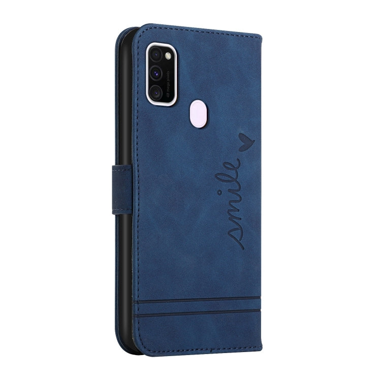 For Samsung Galaxy M30s Retro Skin Feel Horizontal Flip Soft TPU + PU Leather Case with Holder & Card Slots & Photo Frame