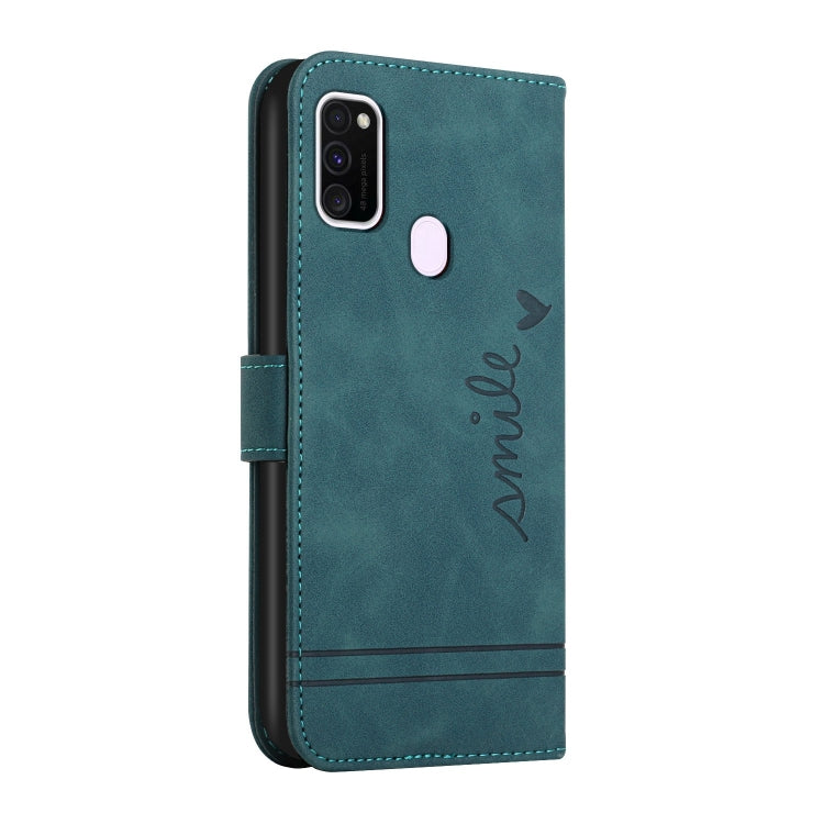 For Samsung Galaxy M30s Retro Skin Feel Horizontal Flip Soft TPU + PU Leather Case with Holder & Card Slots & Photo Frame