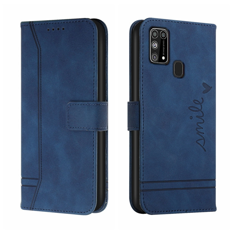 For Samsung Galaxy M31 Retro Skin Feel Horizontal Flip Soft TPU + PU Leather Case with Holder & Card Slots & Photo Frame