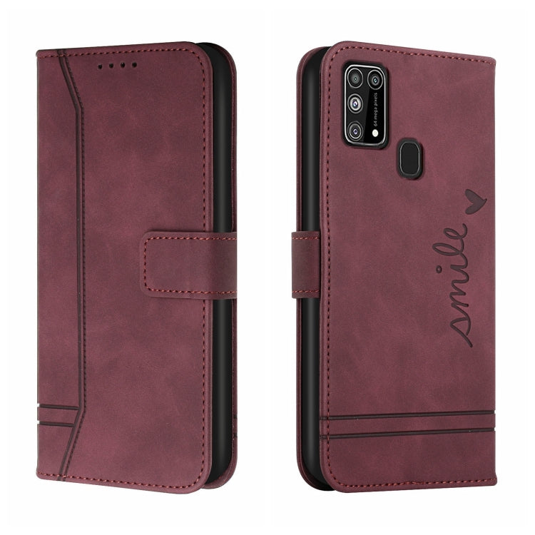 For Samsung Galaxy M31s Retro Skin Feel Horizontal Flip Soft TPU + PU Leather Case with Holder & Card Slots & Photo Frame