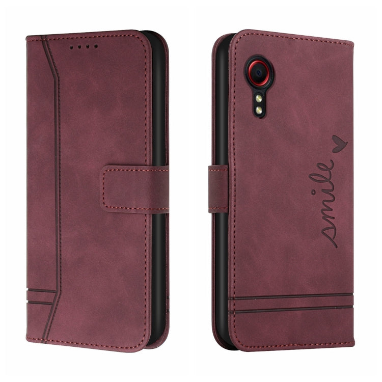 For Samsung Galaxy Xcover 5 Retro Skin Feel Horizontal Flip Soft TPU + PU Leather Case with Holder & Card Slots & Photo Frame