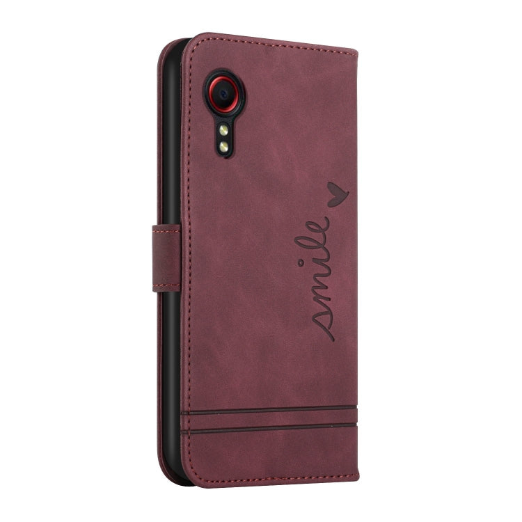 For Samsung Galaxy Xcover 5 Retro Skin Feel Horizontal Flip Soft TPU + PU Leather Case with Holder & Card Slots & Photo Frame