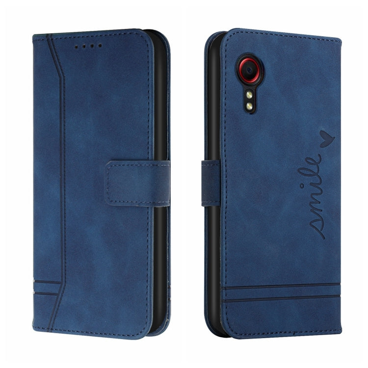 For Samsung Galaxy Xcover 5 Retro Skin Feel Horizontal Flip Soft TPU + PU Leather Case with Holder & Card Slots & Photo Frame
