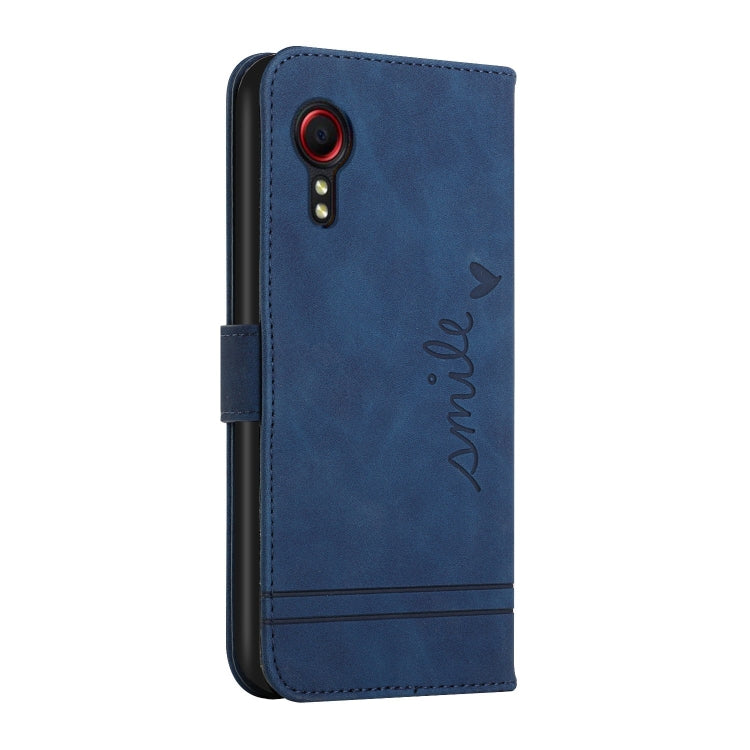 For Samsung Galaxy Xcover 5 Retro Skin Feel Horizontal Flip Soft TPU + PU Leather Case with Holder & Card Slots & Photo Frame
