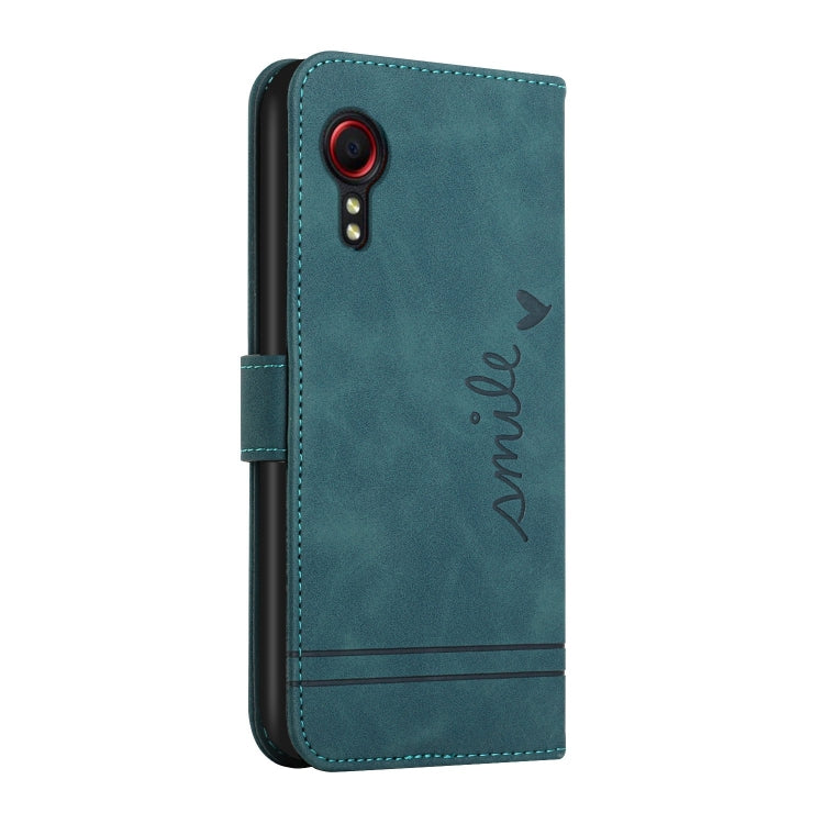 For Samsung Galaxy Xcover 5 Retro Skin Feel Horizontal Flip Soft TPU + PU Leather Case with Holder & Card Slots & Photo Frame