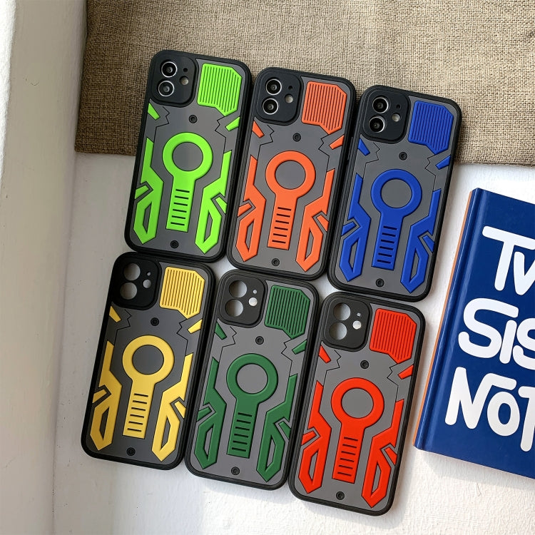 For iPhone 12 Camouflage Bee Series All-inclusive Precise Hole Shockproof Case