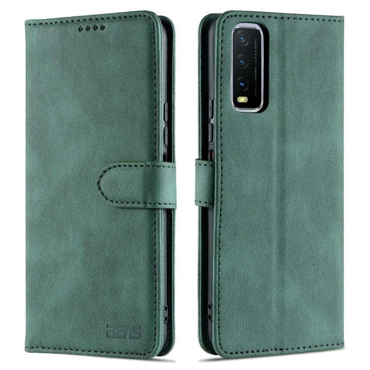 For vivo Y20 AZNS Dream II Skin Feel PU+TPU Horizontal Flip Leather Case with Holder & Card Slots & Wallet