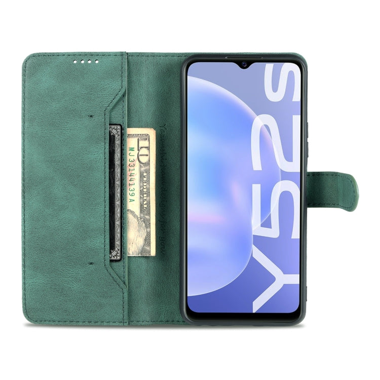 For vivo Y52s AZNS Dream II Skin Feel PU+TPU Horizontal Flip Leather Case with Holder & Card Slots & Wallet