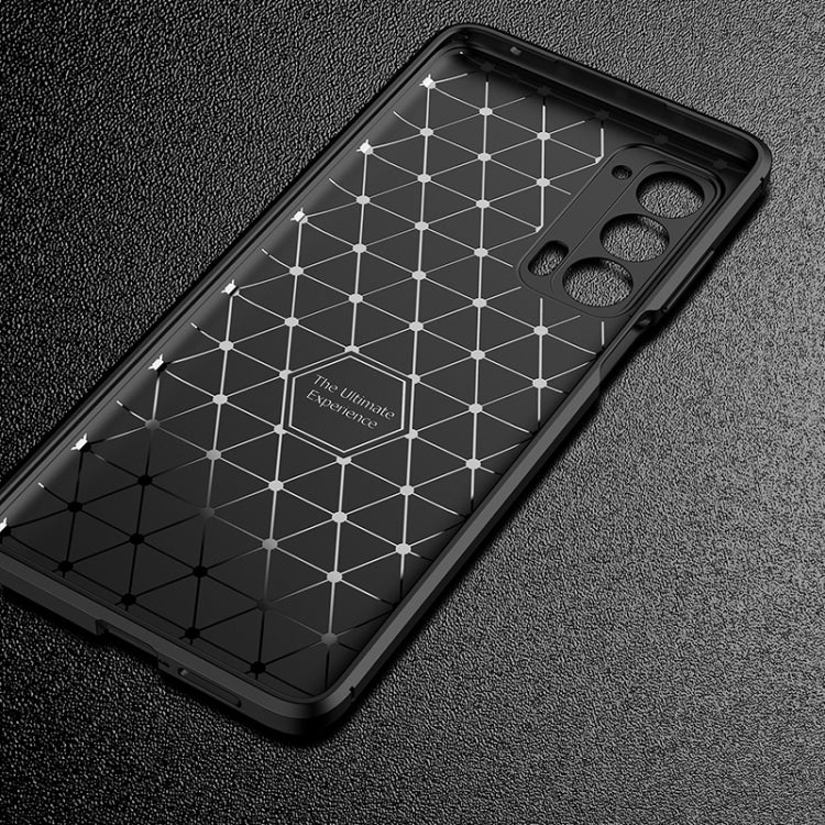 For Motorola Moto Edge 2021 Carbon Fiber Texture Shockproof TPU Case