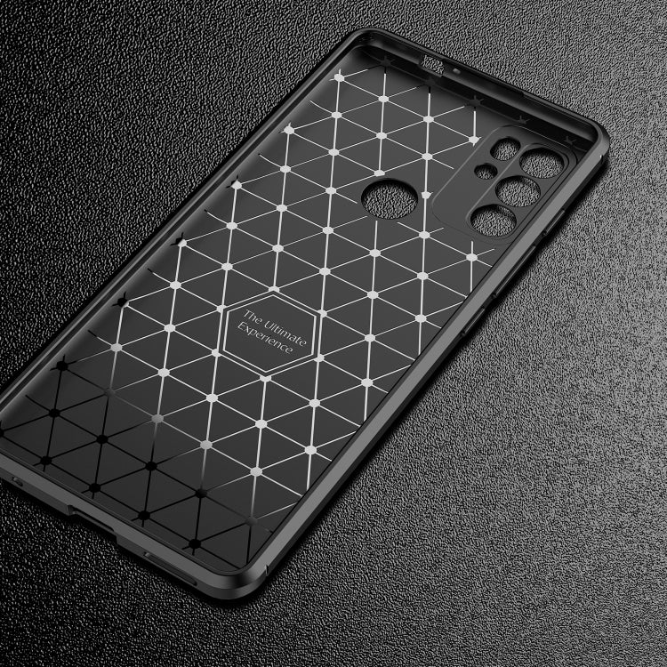 For Motorola Moto G60S Carbon Fiber Texture Shockproof TPU Case