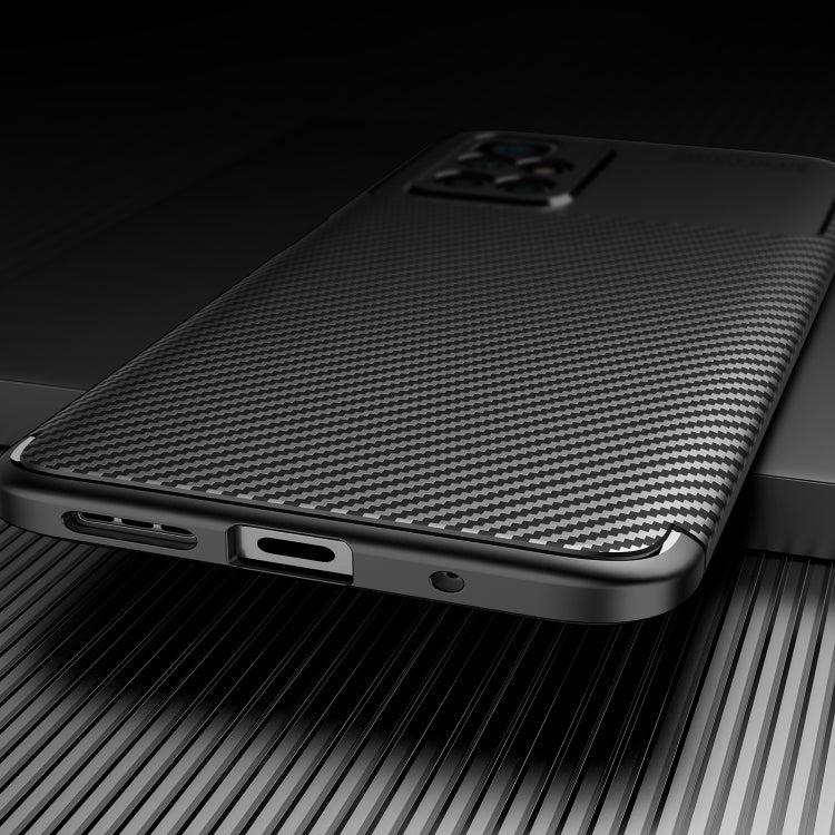 For Xiaomi Redmi 10 Carbon Fiber Texture Shockproof TPU Case