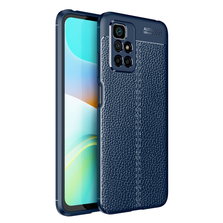 For Xiaomi Redmi 10 Litchi Texture TPU Shockproof Case
