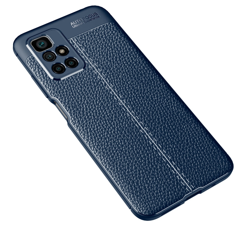 For Xiaomi Redmi 10 Litchi Texture TPU Shockproof Case