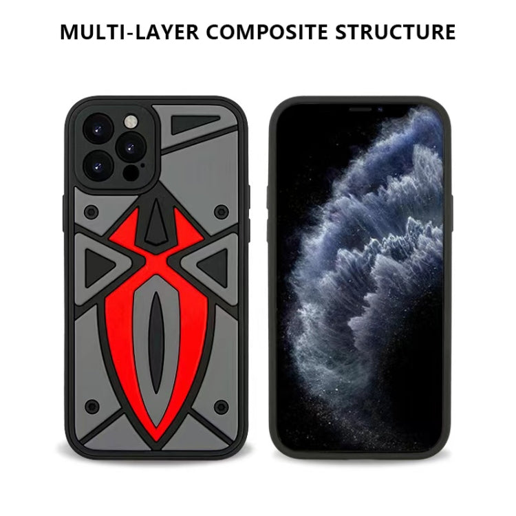 For iPhone 12 Pro Max Camouflage Spider Series All-inclusive Precise Hole Shockproof Case