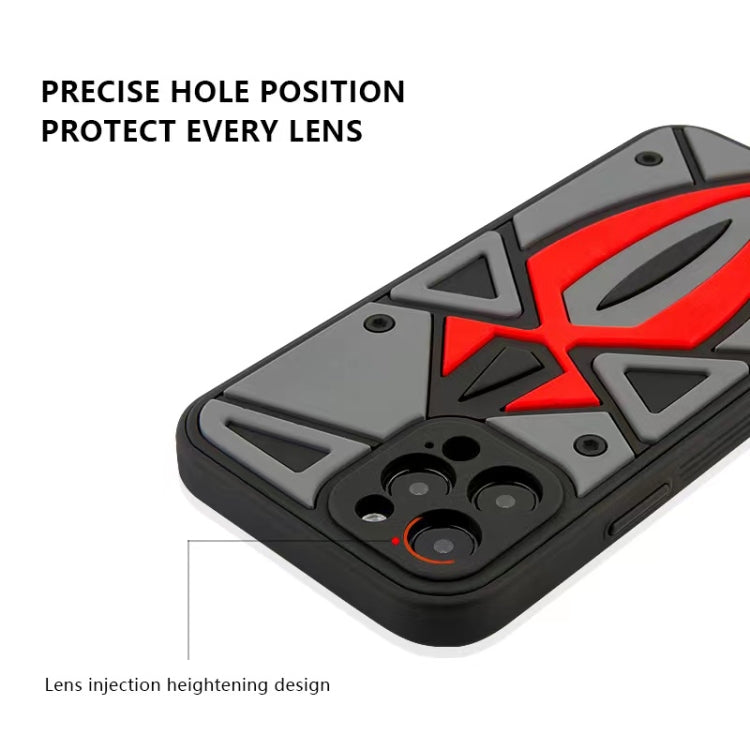 For iPhone 12 Pro Max Camouflage Spider Series All-inclusive Precise Hole Shockproof Case