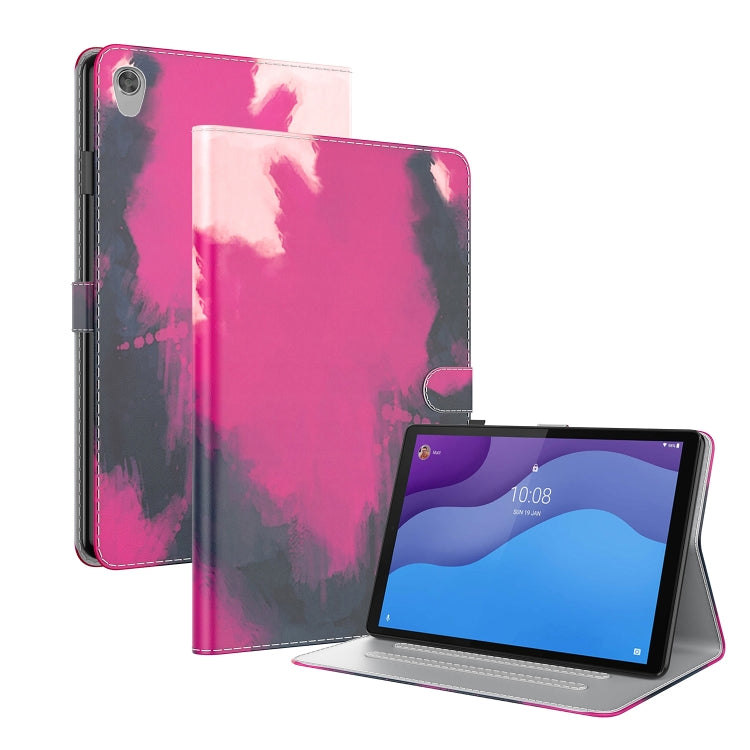 For Lenovo Tab M10 HD Gen 2 TB-X306X,TB-X306F 10.1 Voltage Watercolor Pattern Skin Feel Magnetic Horizontal Flip PU Leather Case with Holder