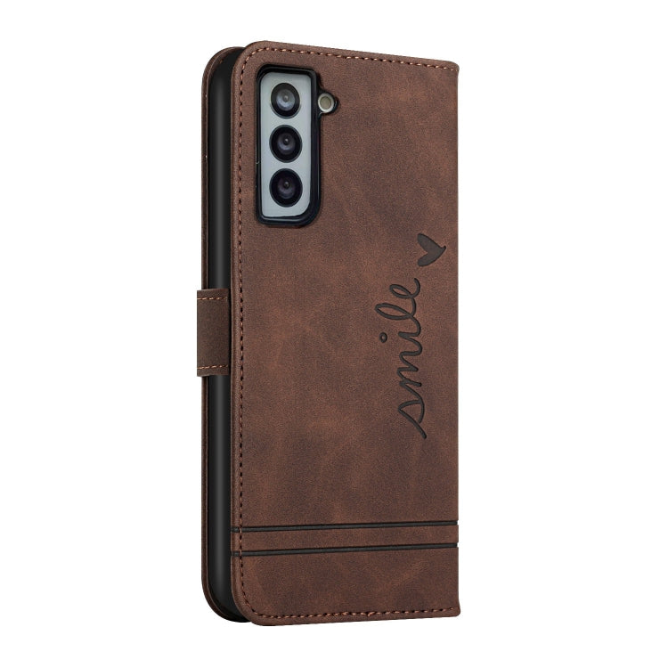For Samsung Galaxy S21+ 5G Retro Skin Feel Horizontal Flip Soft TPU + PU Leather Case with Holder & Card Slots & Photo Frame
