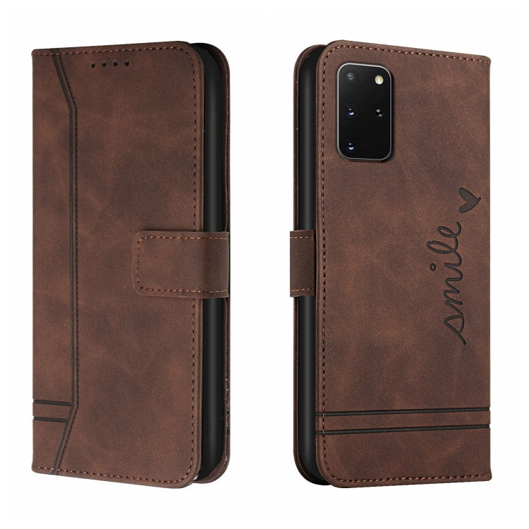 For Samsung Galaxy S20+ Retro Skin Feel Horizontal Flip Soft TPU + PU Leather Case with Holder & Card Slots & Photo Frame