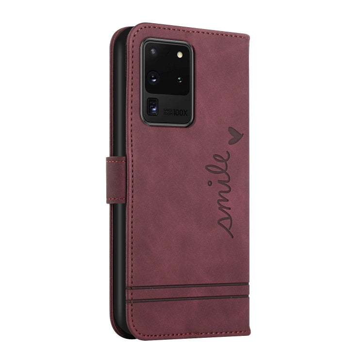 For Samsung Galaxy S20 Ultra Retro Skin Feel Horizontal Flip Soft TPU + PU Leather Case with Holder & Card Slots & Photo Frame