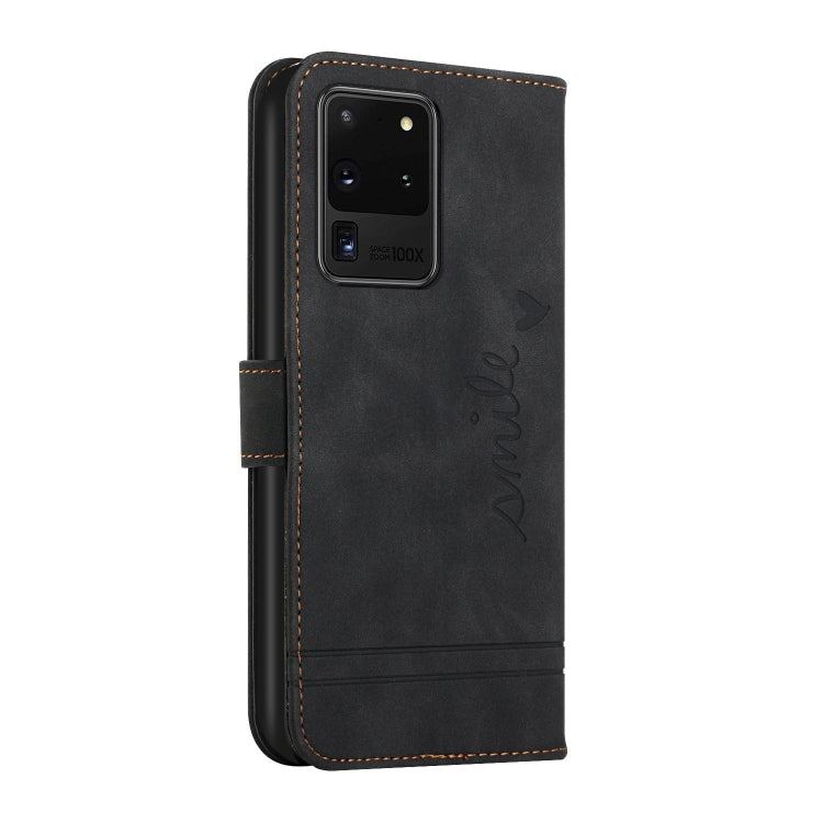 For Samsung Galaxy S20 Ultra Retro Skin Feel Horizontal Flip Soft TPU + PU Leather Case with Holder & Card Slots & Photo Frame