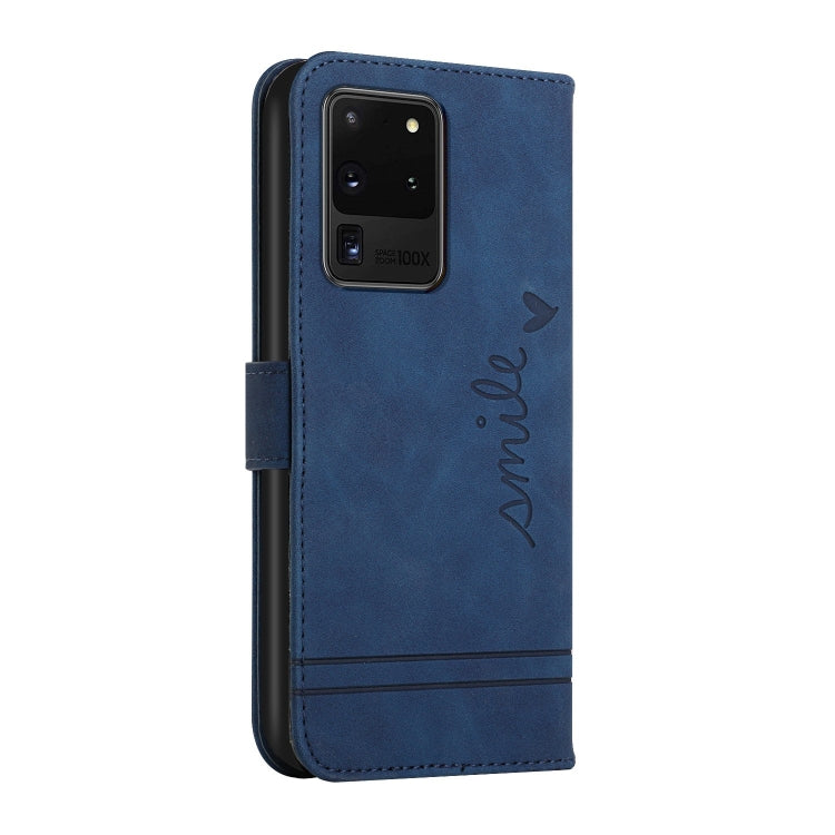 For Samsung Galaxy S20 Ultra Retro Skin Feel Horizontal Flip Soft TPU + PU Leather Case with Holder & Card Slots & Photo Frame