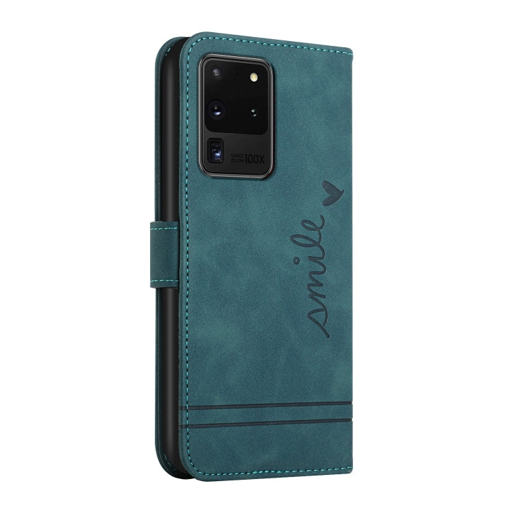 For Samsung Galaxy S20 Ultra Retro Skin Feel Horizontal Flip Soft TPU + PU Leather Case with Holder & Card Slots & Photo Frame