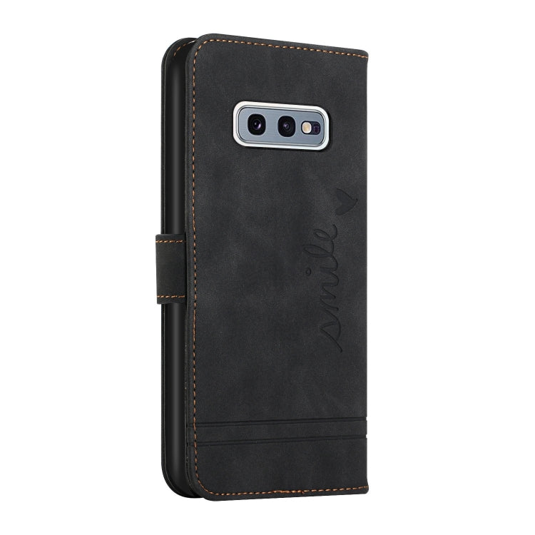 For Samsung Galaxy S10e Retro Skin Feel Horizontal Flip Soft TPU + PU Leather Case with Holder & Card Slots & Photo Frame