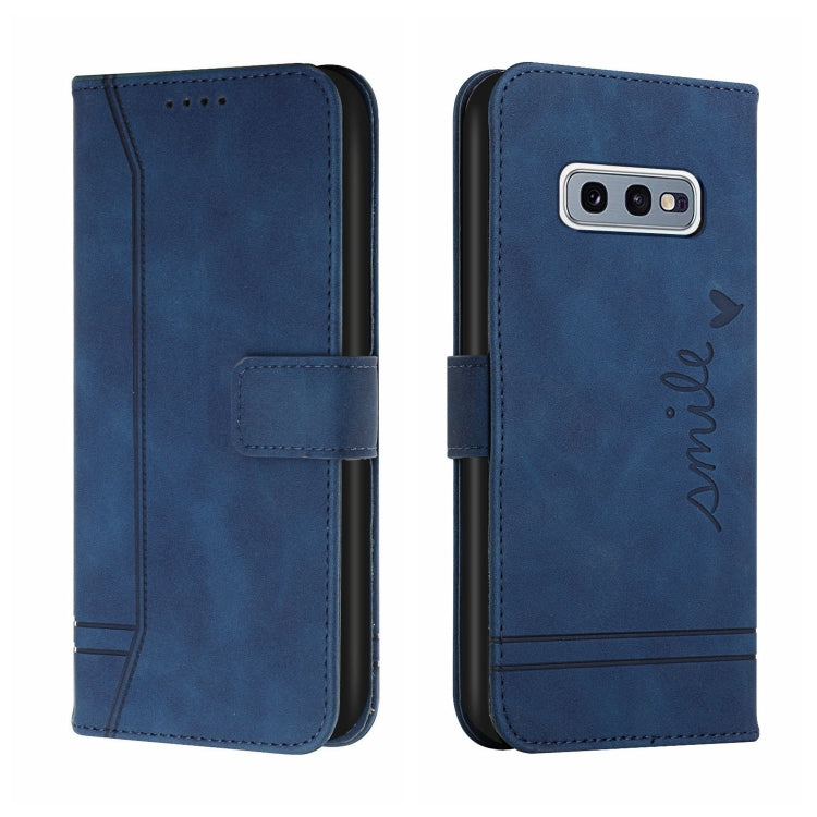 For Samsung Galaxy S10e Retro Skin Feel Horizontal Flip Soft TPU + PU Leather Case with Holder & Card Slots & Photo Frame