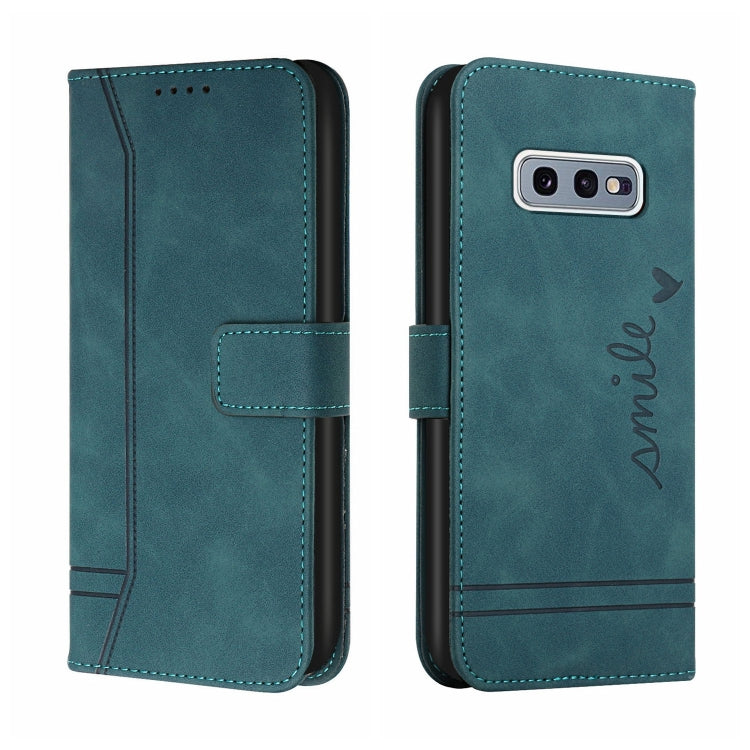 For Samsung Galaxy S10e Retro Skin Feel Horizontal Flip Soft TPU + PU Leather Case with Holder & Card Slots & Photo Frame