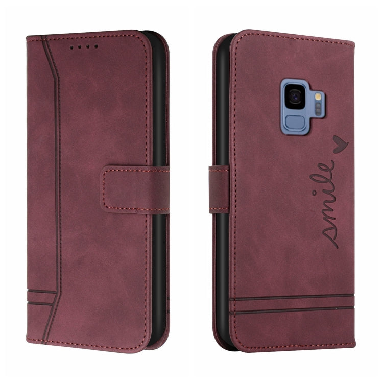 For Samsung Galaxy S9 Retro Skin Feel Horizontal Flip Soft TPU + PU Leather Case with Holder & Card Slots & Photo Frame