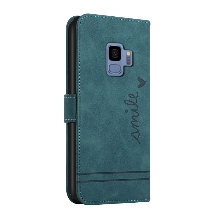 For Samsung Galaxy S9 Retro Skin Feel Horizontal Flip Soft TPU + PU Leather Case with Holder & Card Slots & Photo Frame