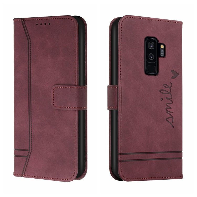 For Samsung Galaxy S9+ Retro Skin Feel Horizontal Flip Soft TPU + PU Leather Case with Holder & Card Slots & Photo Frame