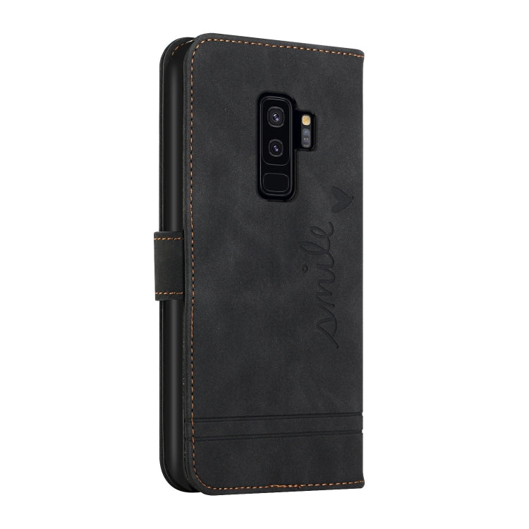 For Samsung Galaxy S9+ Retro Skin Feel Horizontal Flip Soft TPU + PU Leather Case with Holder & Card Slots & Photo Frame
