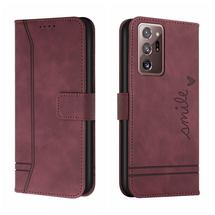 For Samsung Galaxy Note20 Ultra Retro Skin Feel Horizontal Flip Soft TPU + PU Leather Case with Holder & Card Slots & Photo Frame