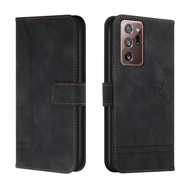 For Samsung Galaxy Note20 Ultra Retro Skin Feel Horizontal Flip Soft TPU + PU Leather Case with Holder & Card Slots & Photo Frame