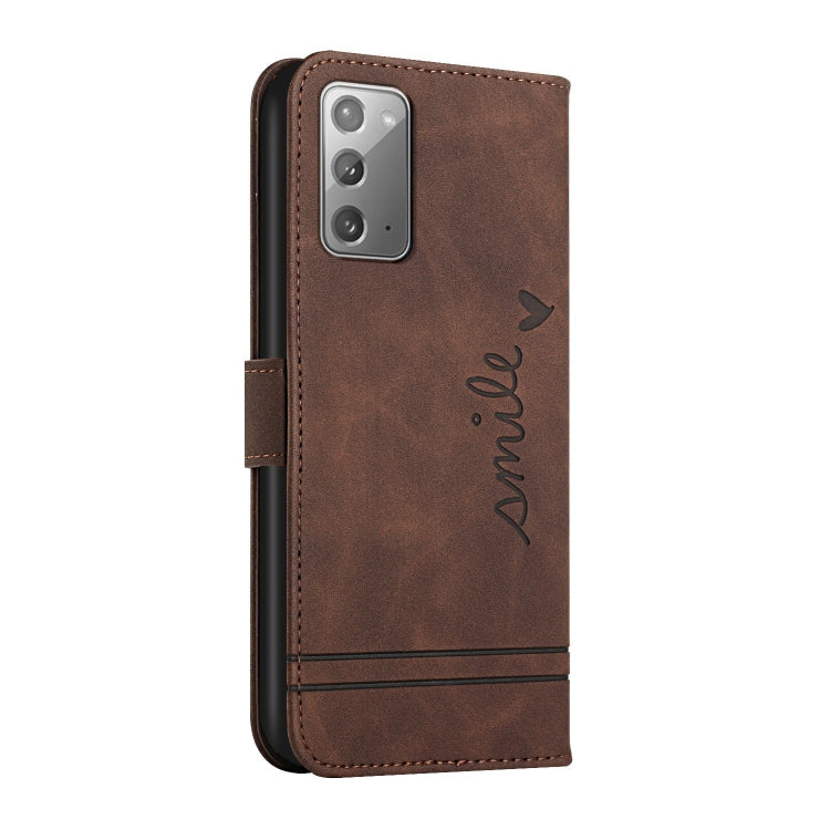 For Samsung Galaxy Note20 Retro Skin Feel Horizontal Flip Soft TPU + PU Leather Case with Holder & Card Slots & Photo Frame