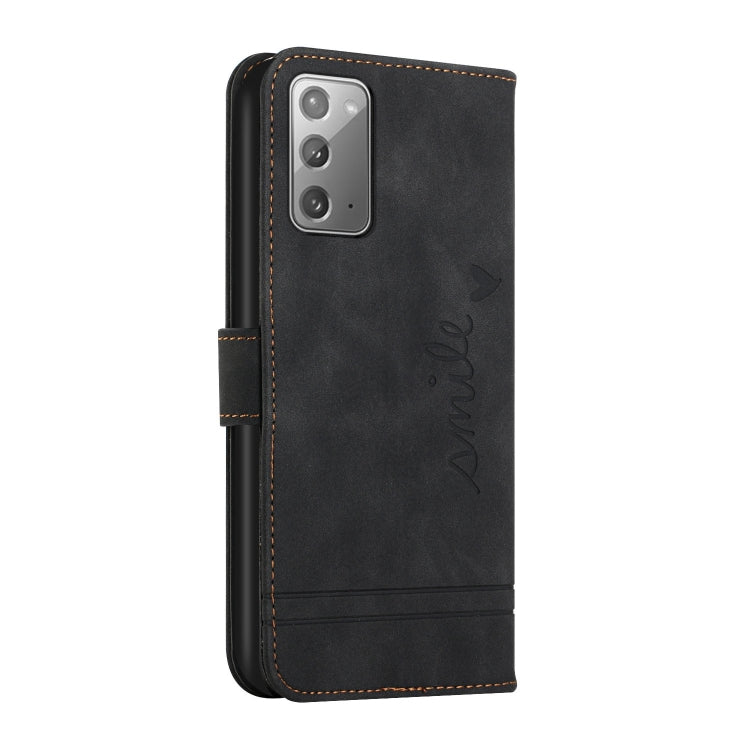 For Samsung Galaxy Note20 Retro Skin Feel Horizontal Flip Soft TPU + PU Leather Case with Holder & Card Slots & Photo Frame