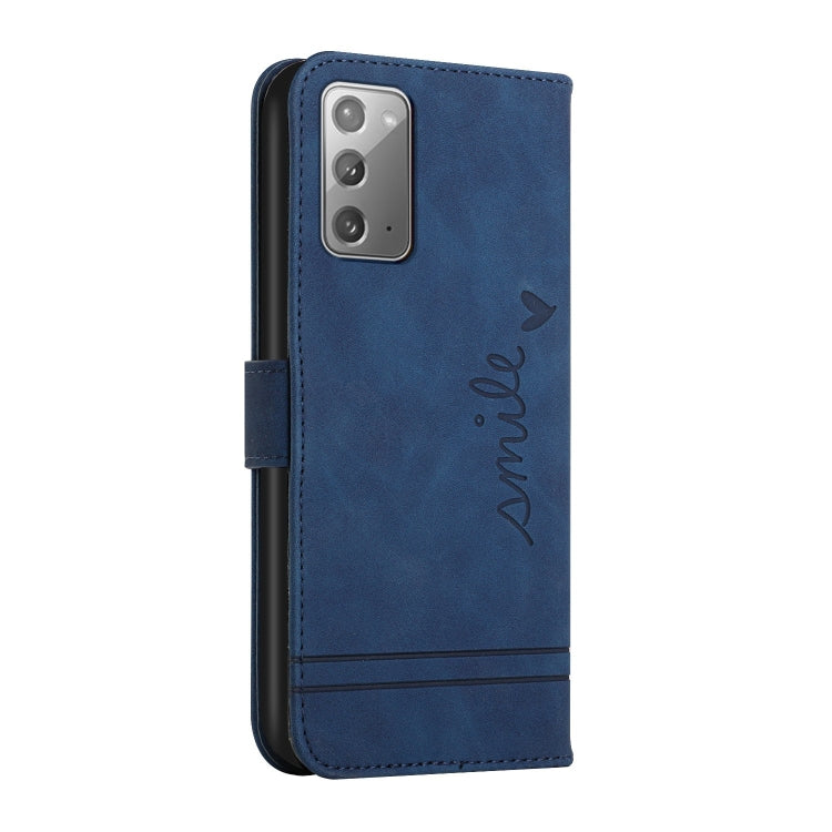 For Samsung Galaxy Note20 Retro Skin Feel Horizontal Flip Soft TPU + PU Leather Case with Holder & Card Slots & Photo Frame